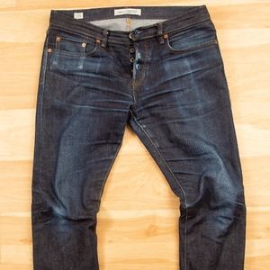 Men's Gap Japanese Selvedge Denim Jeans Skinny Fit